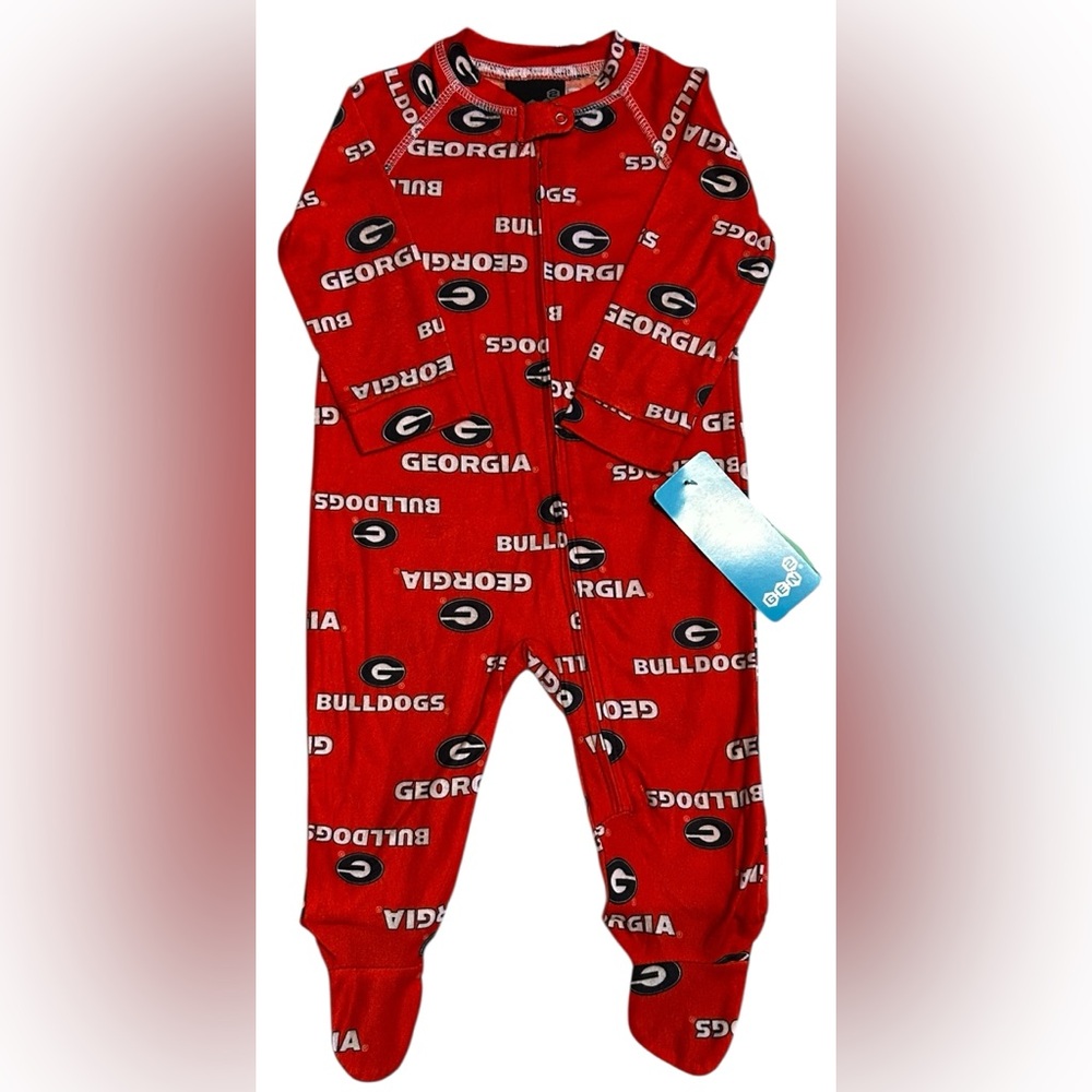 NWT Gen 2 Georgia Bulldogs Raglan Zip SZ 6/9 mths